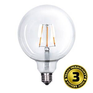 Solight LED žiarovka retro, Globe G125, 8W, E27, 3000K, 360°, 810lm